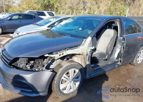 2017 Volkswagen Jetta 1.4T S from USA, damaged, VIN 3VW2B7AJ6HM212121